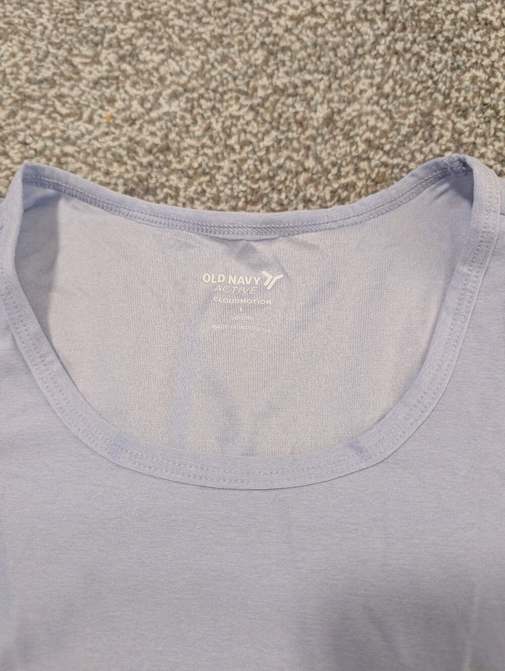 Old Navy Cloud Motion Ruched Side Tank Tops Large Lavender And Burnt Orange - Picture 2 of 4
